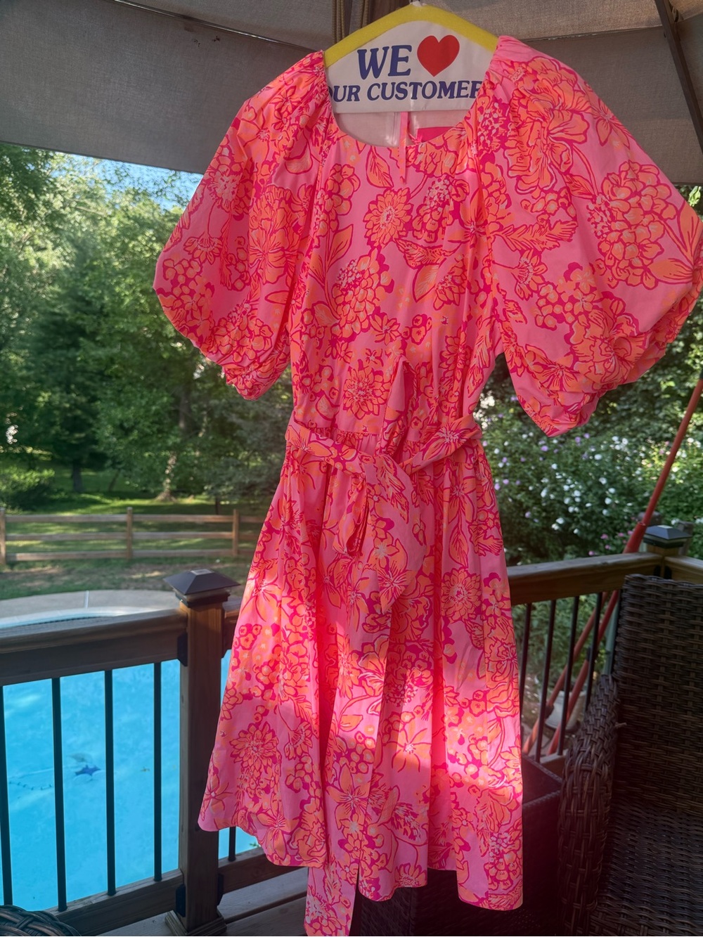 Lilly Pulitzer Knoxlie Mandevilla Baby Days Bloom Fit Flare Dress. Size 14.